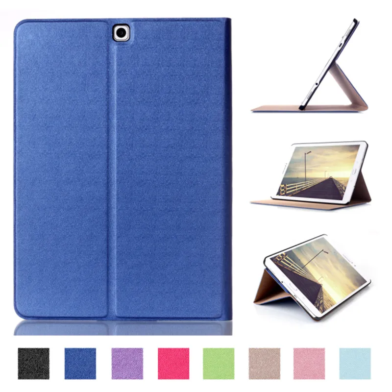 

Tab S 2 9.7 Smart Cover Case Touch Series Triple Folding Flip PU Leather Case For Samsung Galaxy Tab S2 9.7 T810 T815 Tablet PC
