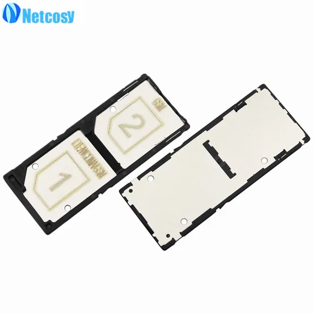 Best Price Netcosy Dual SIM Card Tray Slot Holder Adapter for Sony Xperia C3 Replacement Parts Repair Part High Quality Phones Accessories