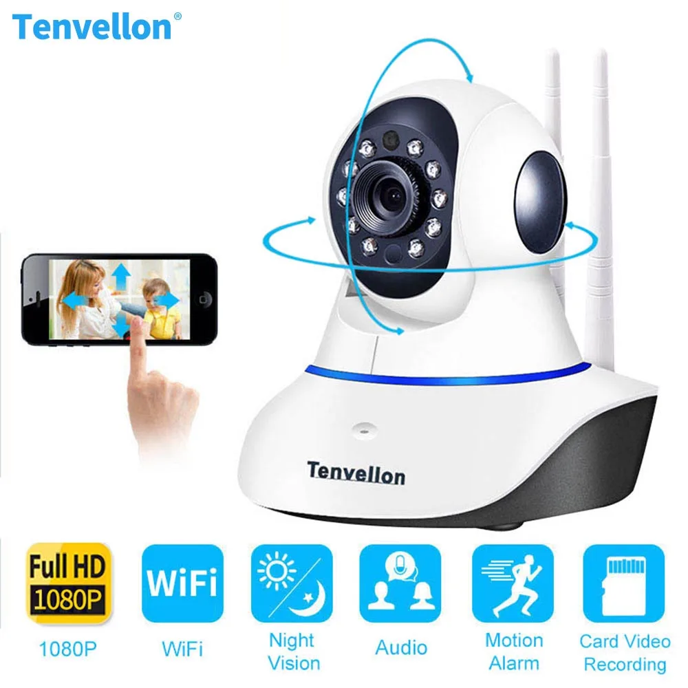 IP Camera WiFi 1080P CCTV Video Surveillance Camera Home Security System Cameras WiFi Baby Monitor 2MP Night Vision IOS Android