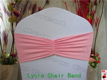 

2/2---100pcs Ruffled Spandex Bands/Lycra Band/Expand Bands/spandex chair /Chair cover For Wedding & Banquet Decoration