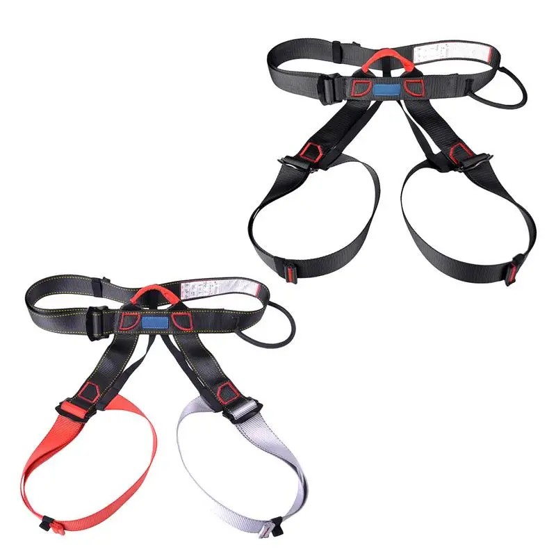 

Outdoor Climbing Safety Belt Rappelling Equipment Half Length High-altitude Insurance With Black Safety Pants Easy To Carry