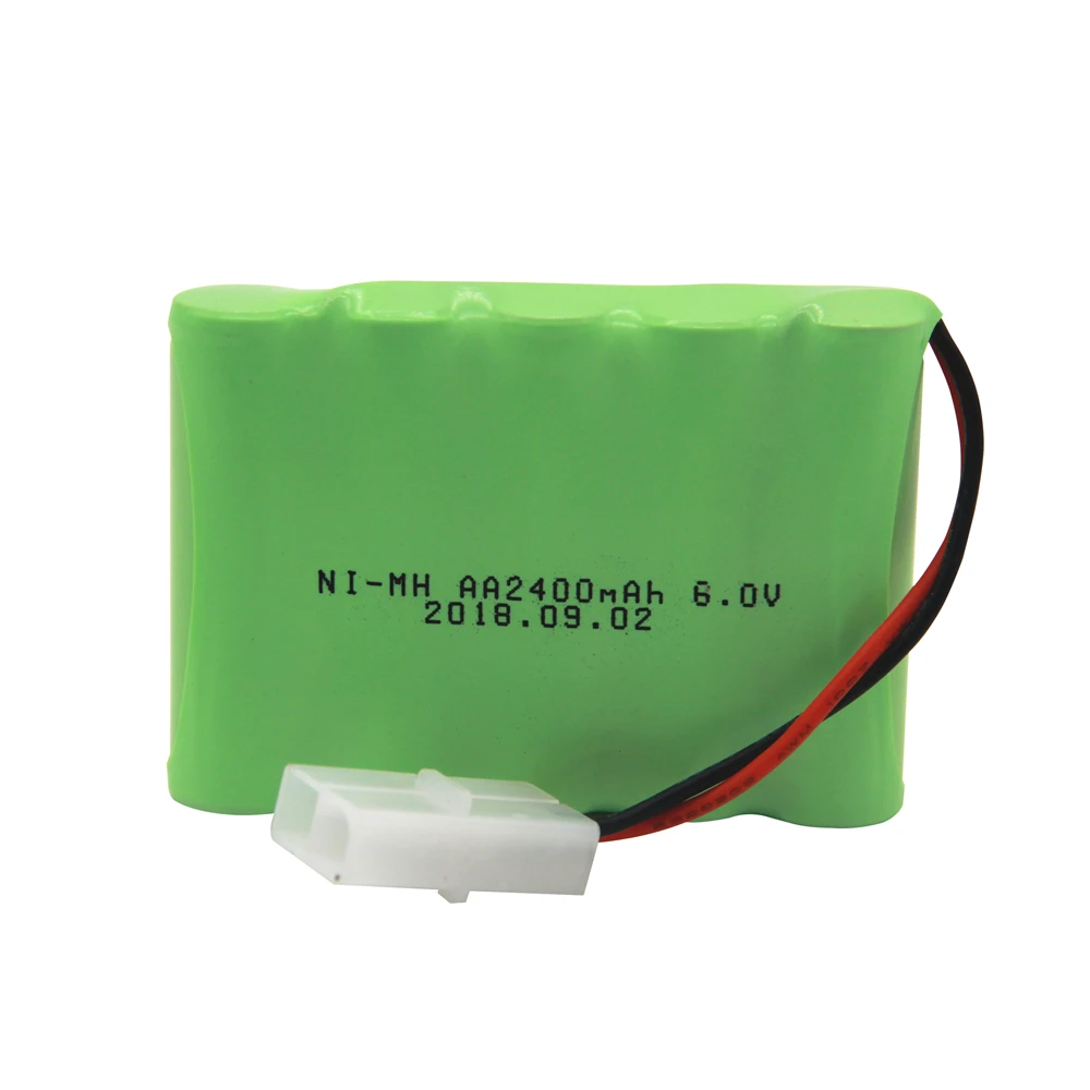 Аккумуляторная батарея 6 v 2400mah AA Ni MH с зарядным устройством высокая емкость