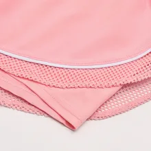 Женские спортивные шорты из одноцветной сетчатой ткани поддельные 2 шт брюки для спорта BB55