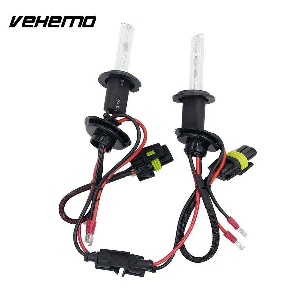 

VEHEMO 2Pcs HID H7 Replacement Car Accessories Bulb Headlight Front Lamp Light Lighting Assembly Automobile