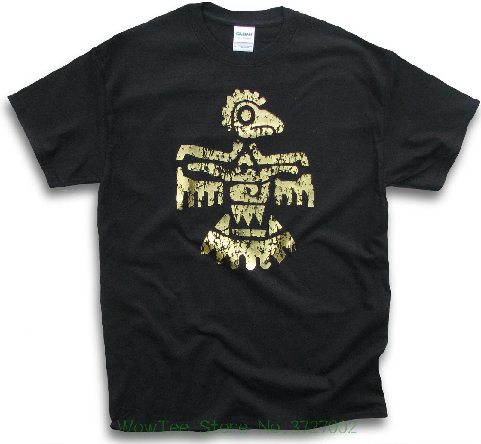 

Mens T Shirt Golden Bird Aztec Mayan Inca Peru Machu Picchu Chile Ecuador Sm 3xl T-shirt Design Basic Top