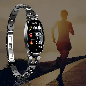 

H8 Fitness Pulsera Actividad Lady Color Screen Heart Rate Sports Sleep Monitoring IP67 Waterproof Bracelet Smartband
