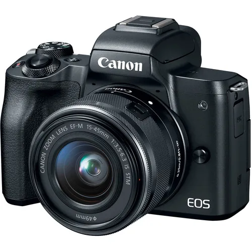 Canon M50 беззеркальная цифровая камера EF-M 15-45 мм IS STM объектив, HD 4 K-Vari-Angle сенсорный экран Wi-Fi Цифровая ILC камера(Совершенно новая