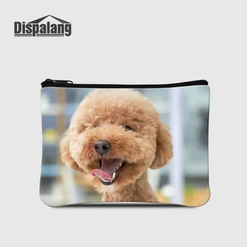 

Dispalang Pet Dog Print Kids Coin Purse Womens Small Wallet Coin Money Key Pouch Zipper Bag Mini Change Purses Wallets