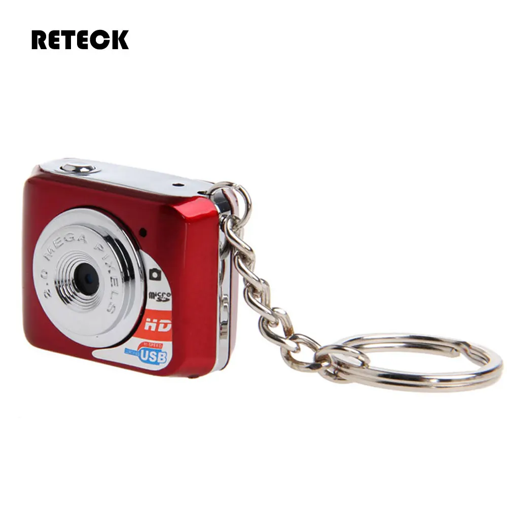 Free Shipping Red Black Camcorder  Camera Tiny Keychain Pocket Toy