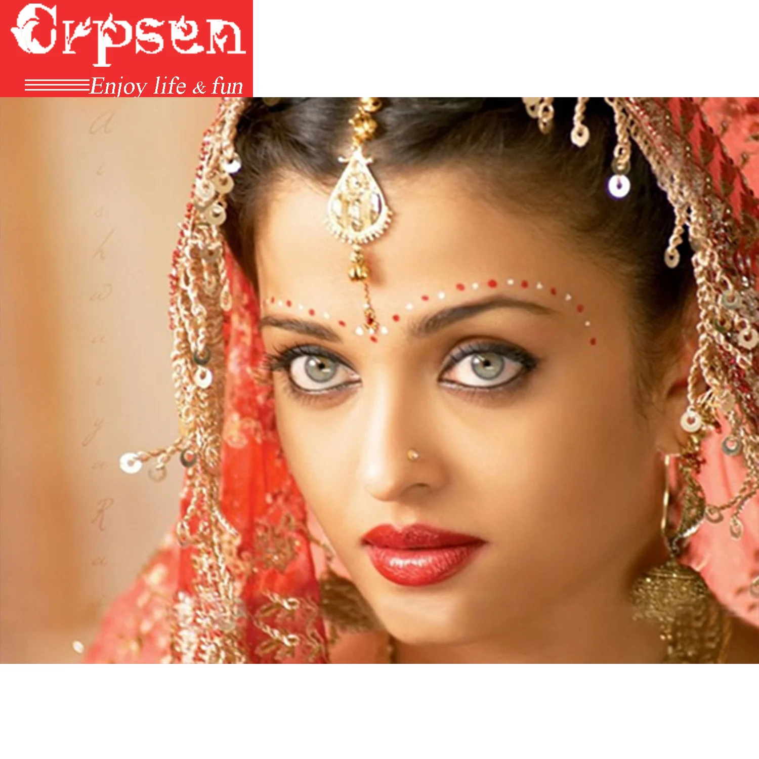 

Diamond Painting Indian Woman 5D DIY Embroidery Full Drill Square Christmas Painting Kits Accessories As Gift Crpsen
