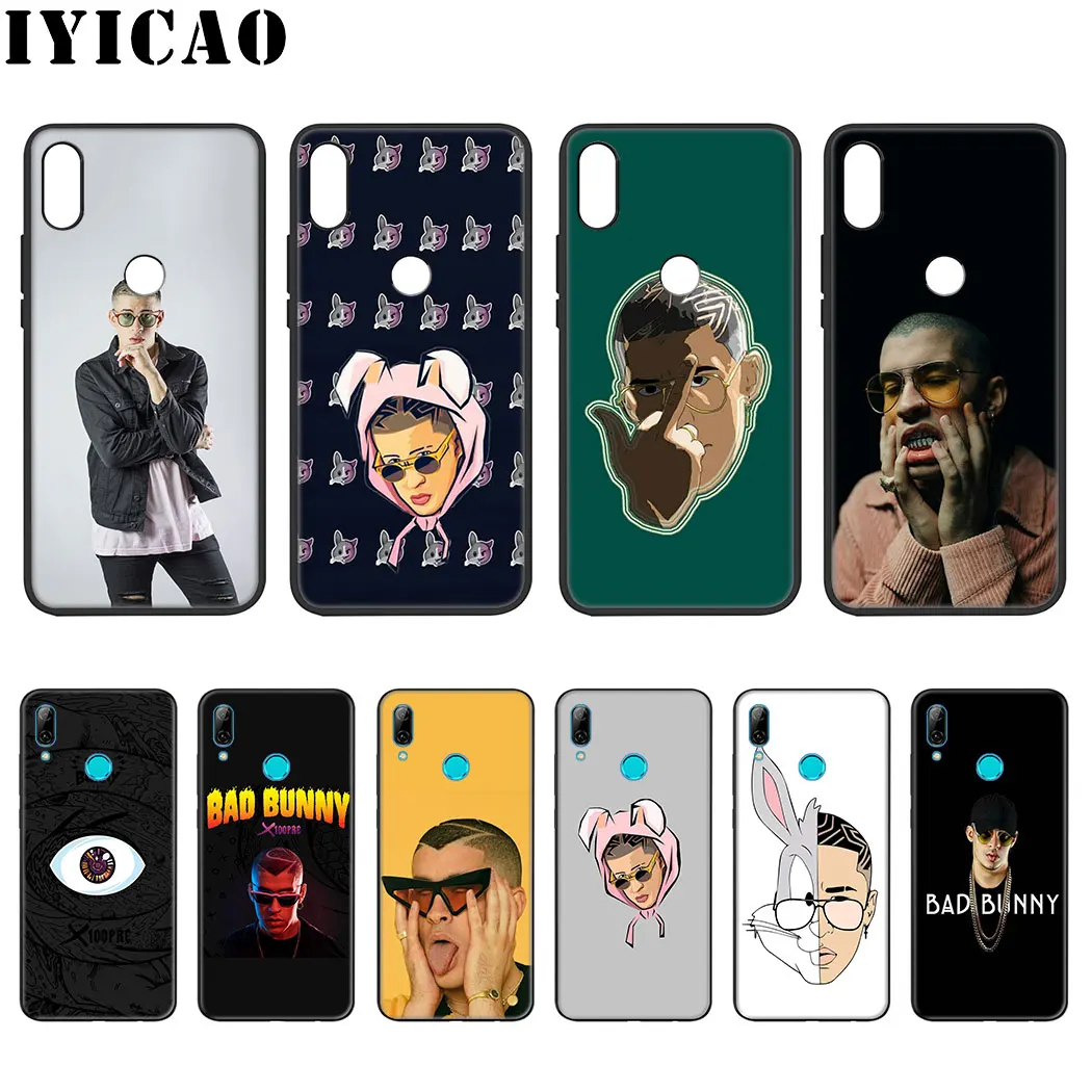 Мягкий чехол IYICAO Bad Bunny для телефона Xiaomi Redmi Go Note 5 6 7 Pro 5A Prime 4 4X |