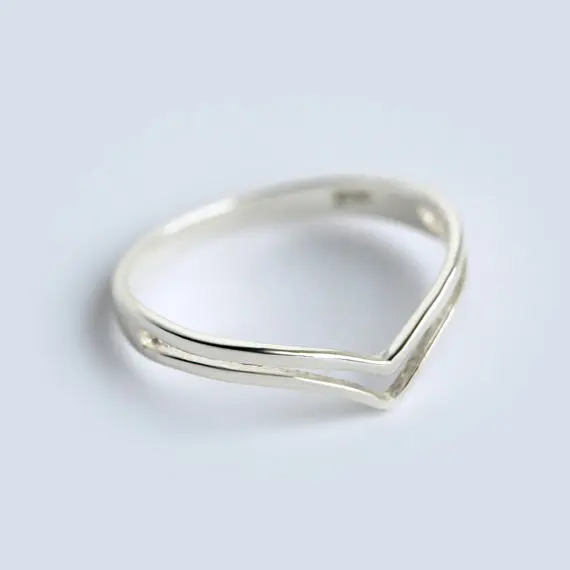 30pcs Double Chevron V Rings Thin Band Ring Curved Wave 30pcs Double Chevron V Rings Thin Band Ring Curved Wave Simple Wired Geometric Line For Women In From Jewelry Accessories On