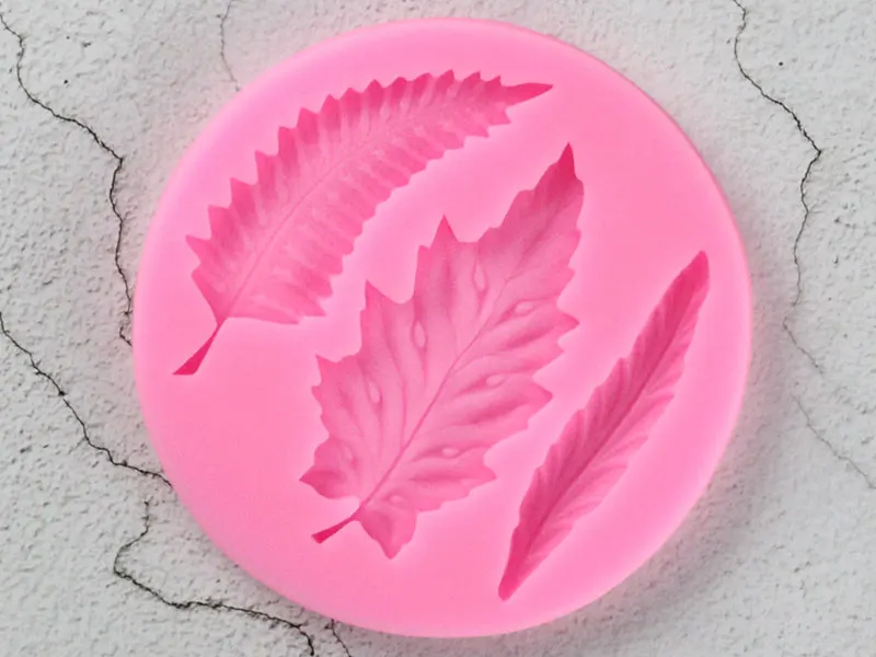 DIY Дерево лист пресс-форма фольги силиконовая форма торт Декор помадка торт 3D листья силиконовая форма
