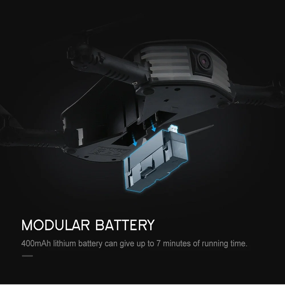 Складной Дрон JJRC H37 селфи путешествия RC мини Квадрокоптер с Wi Fi FPV 720P HD камерой