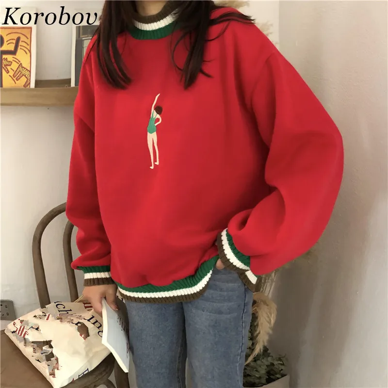 Korobov 2019 осень женские толстовки с капюшоном длинным рукавом харакуджу Толстовка