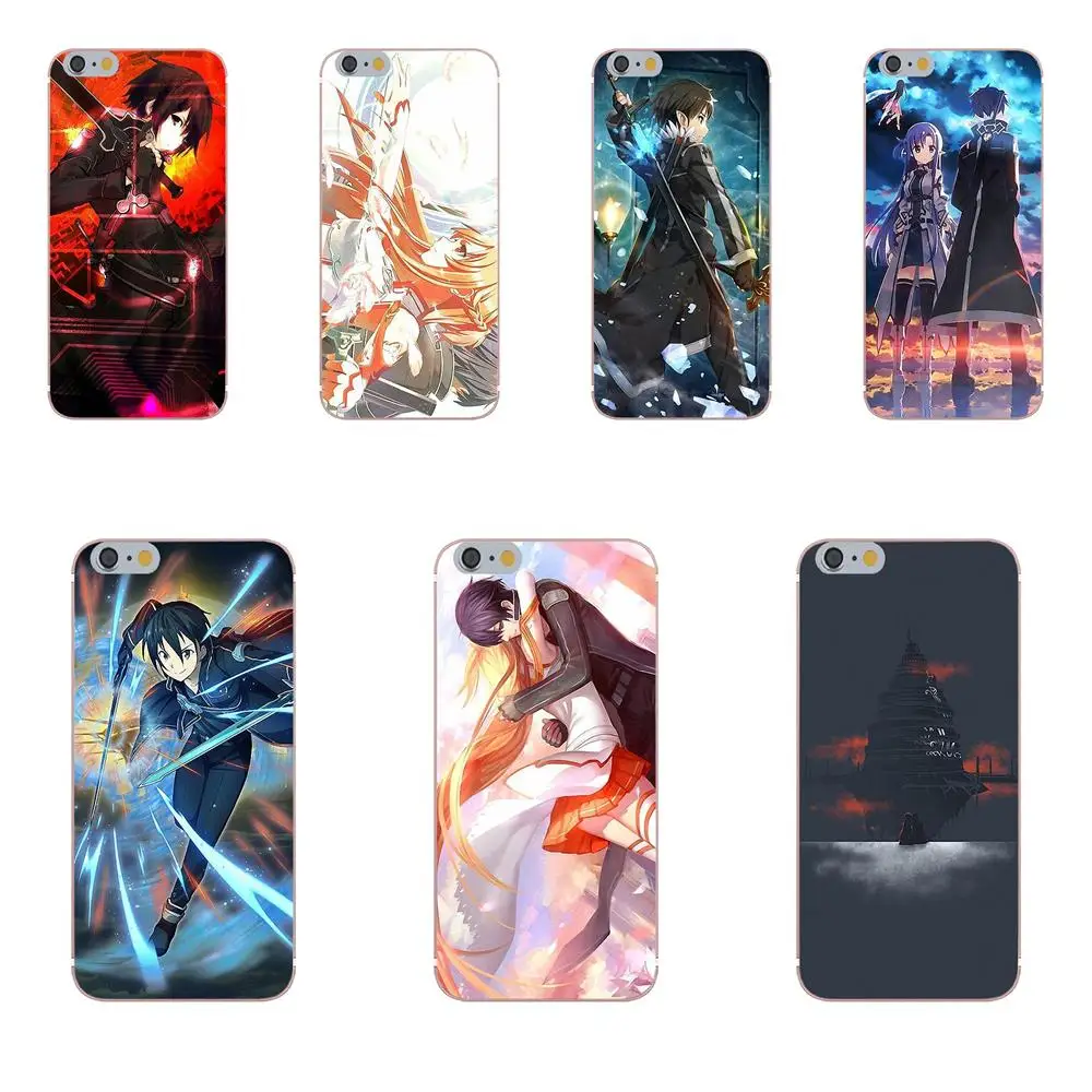 

Kmuysl Sword Art Online Sao Anime Manga Design For Huawei G8 Honor 5C 5X 6 6X 7 8 9 Y5II Mate 9 P7 P8 P9 P10 P20 Lite Plus 2017