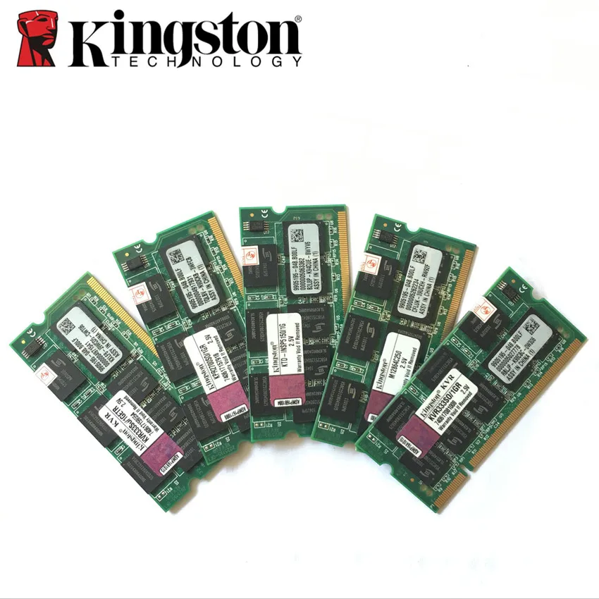 Для kingston DDR DDR1 1 Гб 2 Гб 333 МГц PC-2700S 1 г ноутбук оперативная память SODIMM 333 подходит для Intel, подходит для AMD PC2700S