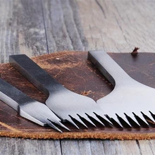 3 шт 3 мм/3,38 мм/3,85 мм Шаг Ультра Жесткий HSS 2 5 10 зубец долото для кожи Дырокол кожа прострочка Дырокол