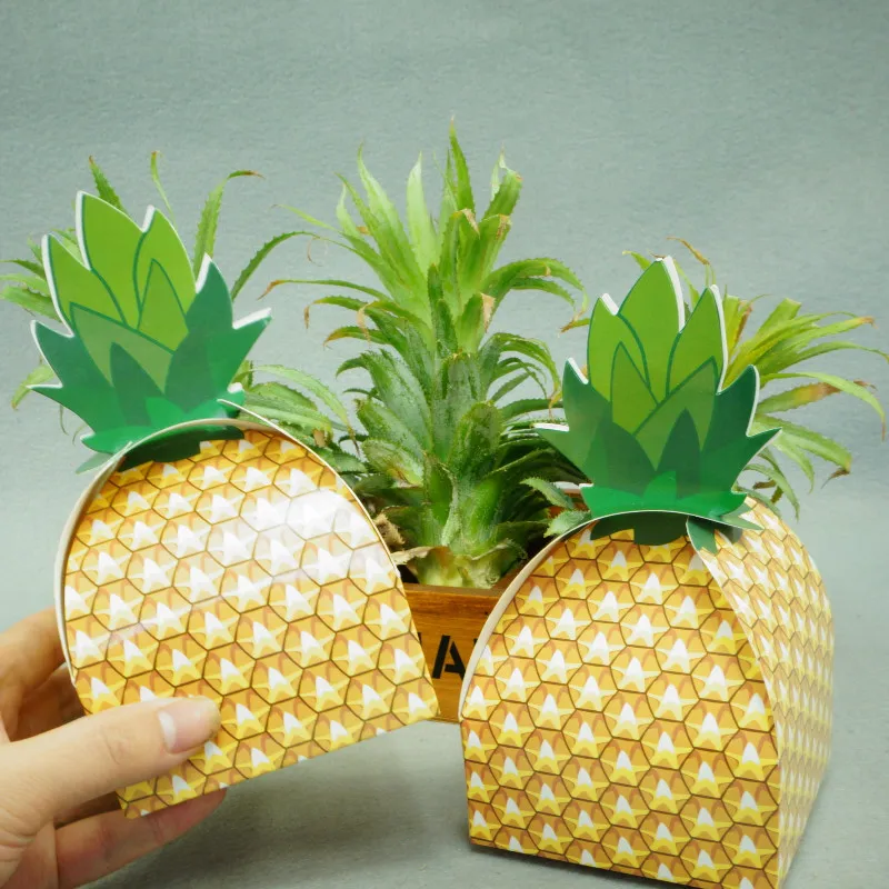 

Ctrue 1PC Big Size Wedding Favors Gift Candy Boxes Paper Pineapple Gift Bag Beach Wedding Decorations Party Birthday Supplies