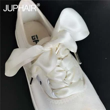 12Pairs Shoelaces Wide 3cm Thin Polyester Imitation Satin Metal Head Laces Double Sided Canvas Shoes Lace Black White Khaki Pink