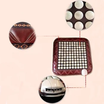 

NEW Arrival Infrared Heated Jade Cushion Promote Blood Circulation Tourmaline Pad Summer Germanium Mat 45X45CM Free Shipping