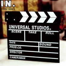 Zakka, креативный подарок, винтажный магазин для учебы, украшение для дома, деревянные поделки, статуя, дерево, сланец, кино, игровая доска, фото, реквизит