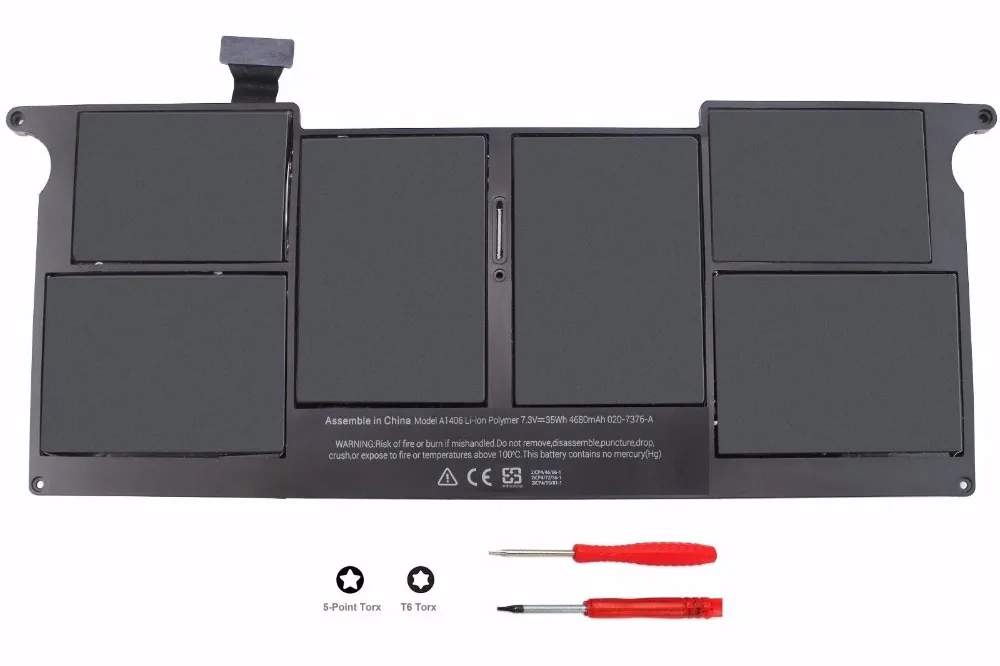 JPYUASA 7 6 V 38.75Wh A1406 A1495 аккумулятор для APPLE Macbook Air 11 &quotдюймов A1465 Mid 2012 2013 раннее 2014 A1370