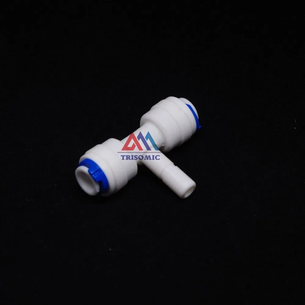 

Double 1/4" quick fitting ,1/4" plug Type T quick connection RO Water Connector Aquarium Water Filter Reverse Osmosis System
