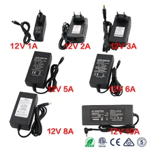 LED Power Supply Adapter 12V 1A 2A 3A 5A 6A 7A 8A 10A Universal AC/DC Adapter Switching Charger 220V To 12V Led Driver Power цена LED Power Supply Adapter 12V 1A 2A 3A 5A 6A 7A 8A 10A Universal AC/DC Adapter Switching Charger 220V To 12V Led Driver Power цены онлайн