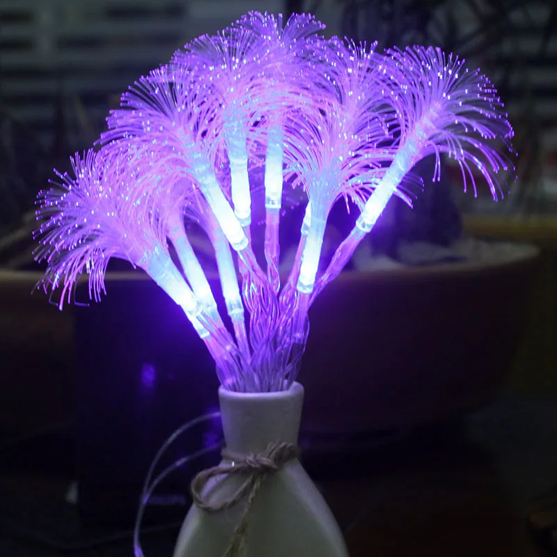 

10 LED Battery String Light Pharbitis Flower Fairy Lights Party Wedding Patio Christmas guirlande luces led decoracion 2.5M Lamp