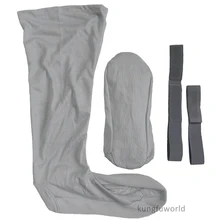 Серый хлопок Шаолинь храм буддийский монах длинные кунг-фу носки боевые искусства костюм Тай Чи Униформа гетры обертывания