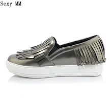 Обувь без шнуровки женские туфли-оксфорды лоферы на плоской подошве; женские повседневные туфли на плоской подошве Первоклассное качество, Большие размеры 34-43