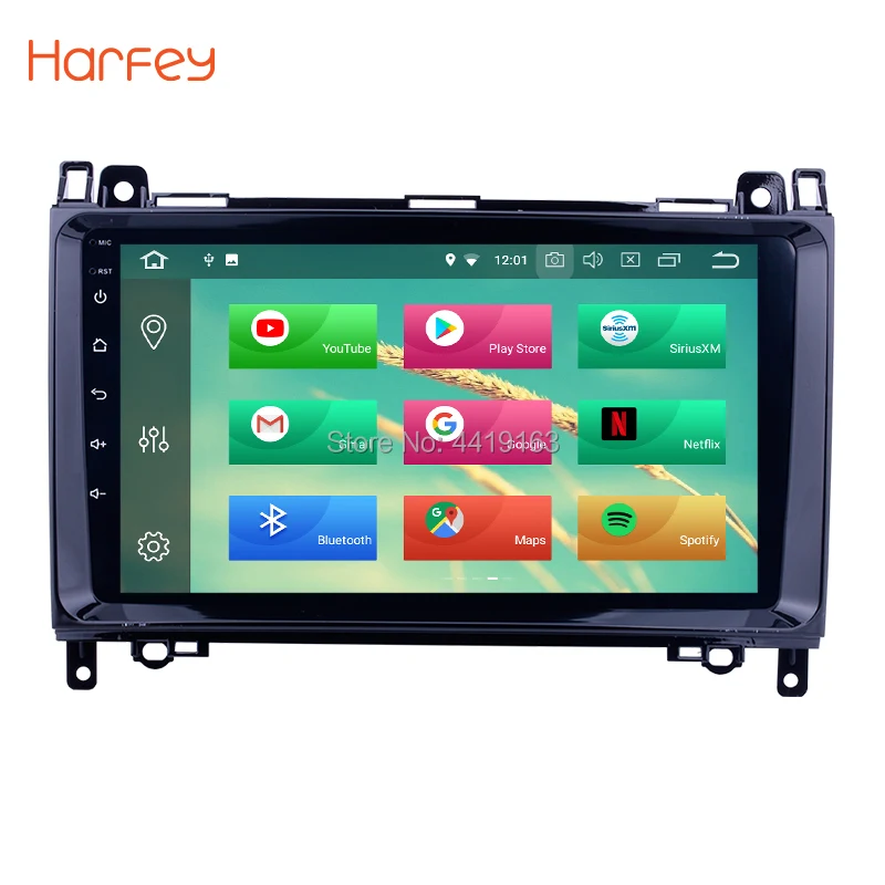 

Harfey 9"Android 8.0 8-core Car Radio GPS Multimedia Player for 2004 2005 2006-2012 Mercedes Benz B Class W245 B160/A Class W169