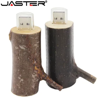 

JASTER novetly usb flash drive natural Wooden model tree branch memory stick pendrive 4GB 8GB 16GB 32GB thumb drive usb