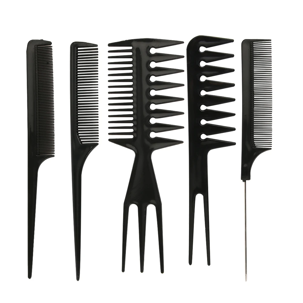 набор расчесок для волос. парикмахерской набор профессиональный. набор расчесок тони гай. парикмахерские инструменты и приспособления. инструменты для укладки волос.