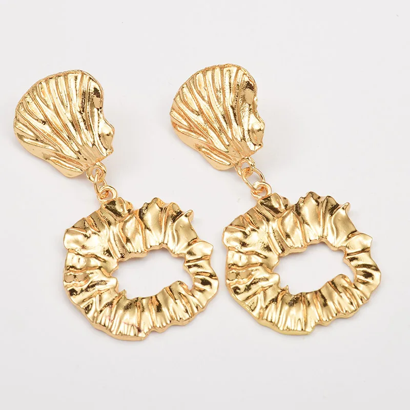 

2019 New Metal Drop Earrings Hot Sell Brincos Bijoux High Quality Statement Hanging Dangle Earrings Jewelry For Women