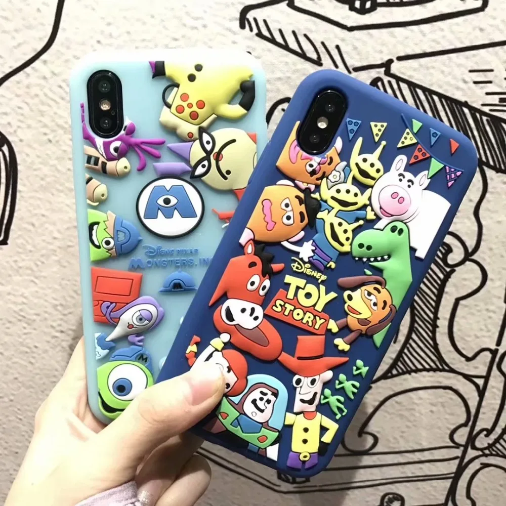 ORYKSZ для iphone X XS XR MAX случае Винтаж мультфильм шаблон телефона силиконовые мягкие
