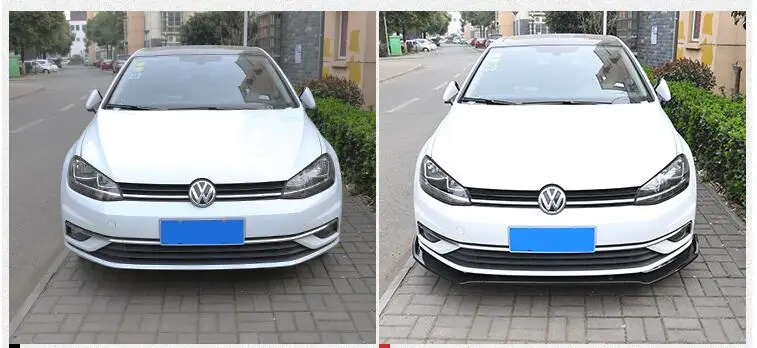 Для Гольфа 7,5 Body kit спойлер- для Volkswagen Golf ABS задний спойлер передний бампер диффузор защитные бамперы