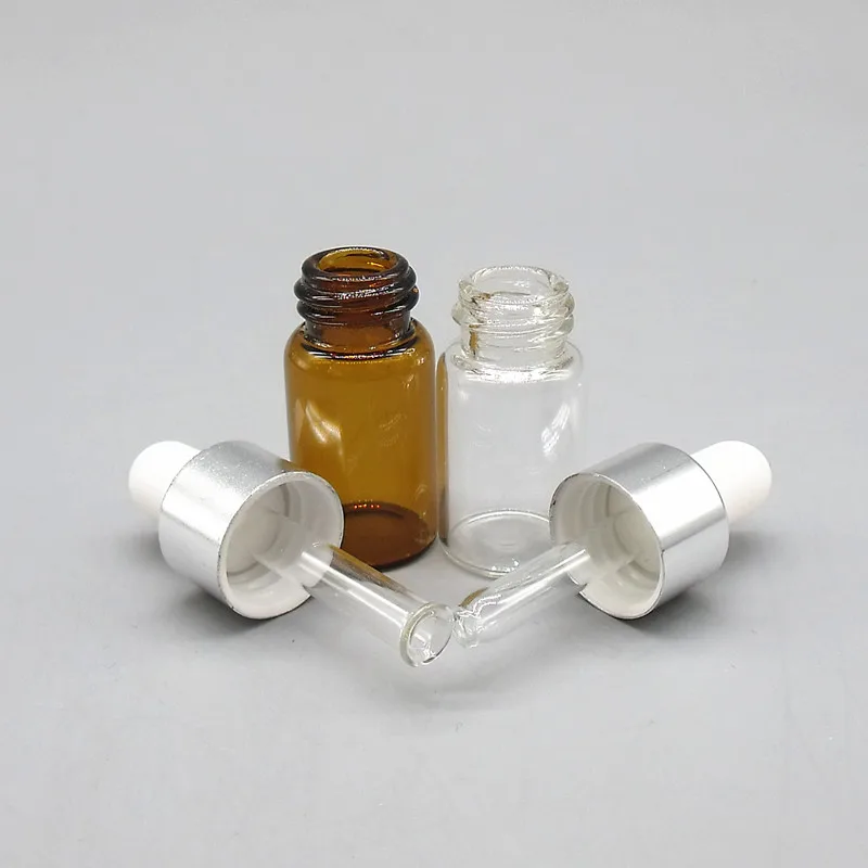 Small Dropper Bottle For Cosmetics Pipette Glass Essential Oil Liquid Sample Bottles Refillable | Красота и здоровье