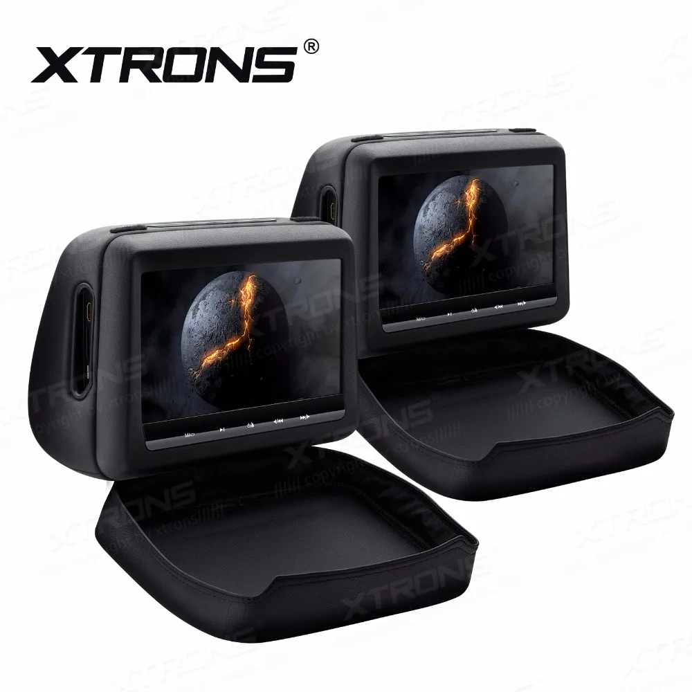 Монитор XTRONS 10 1 дюйма HD 1080P цифровой сенсорный экран с кожаной крышкой