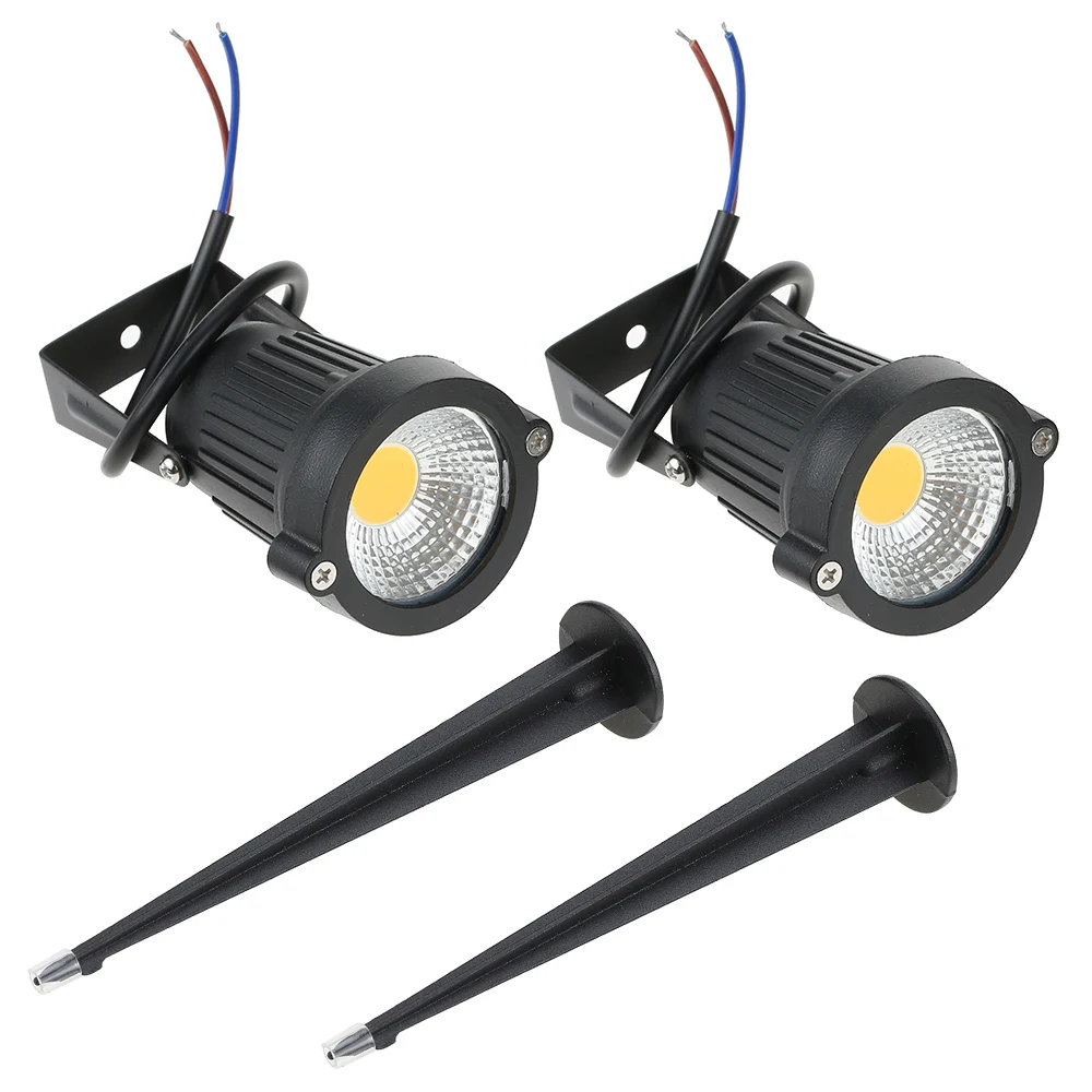 2/4 Pcs 12V Открытый Сад света 5W ССБ Водонепроницаемый светодиодный фонарь-прожектор газонные лампы садовые стены Двор Путь Свет ландшафт