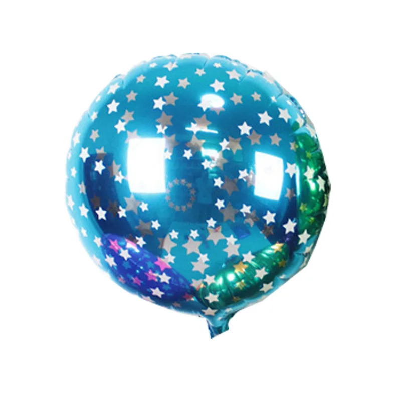 1" дюймовый шар звезда из фольги чистого цвета гелий металлический Свадебный классический игрушки Рождество День рождения Globos украшения вечерние воздушные шары - Цвет: Синий
