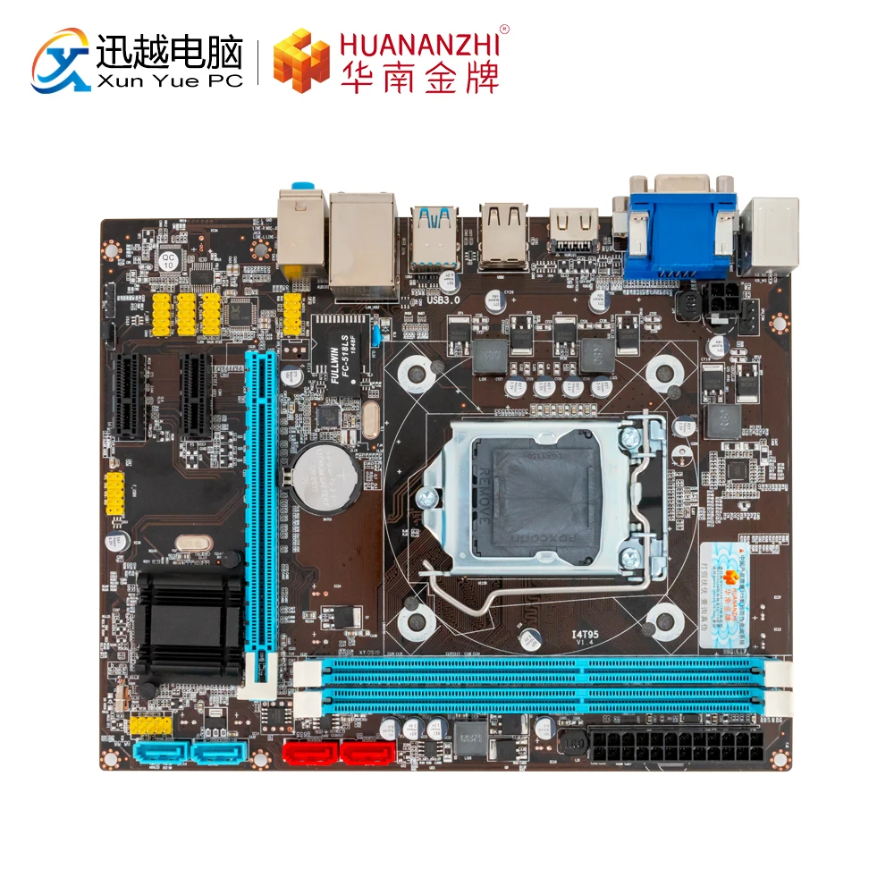 هوانان تشى B85 M-ATX اللوحة B85 ل إنتل LGA 1150 i3 i5 i7 E3 DDR3 1333/1600 MHz 16 GB SATA3.0 USB3.0 VGA DVI HDMI