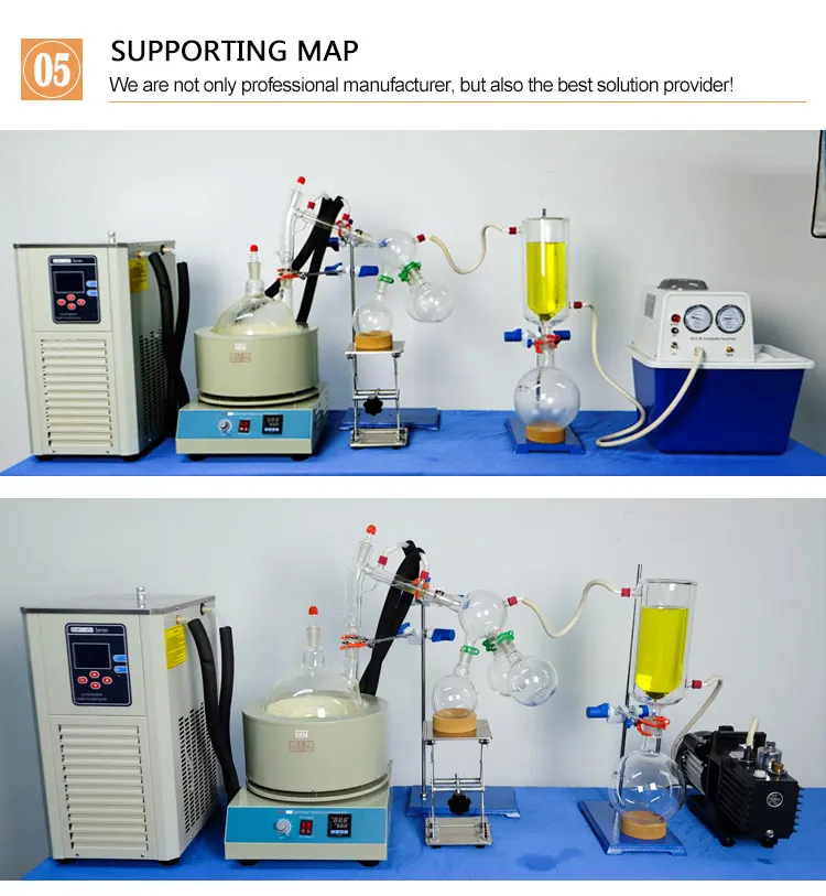 2L Short Path Distillation Standard Set w/Vacuum Pump & Chiller for CBD Oil AliExpress
