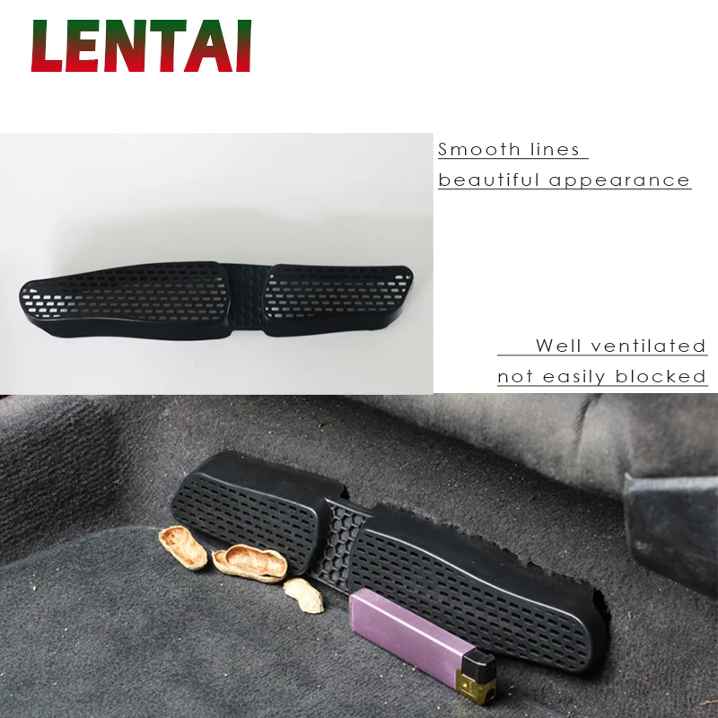 LENTAI 2pcsCar Under Seat Air Conditioner Outlet Duct Vent Protective Cover For Skoda Octavia 5E Superb B8 MK3 Leon 5f | Автомобили и