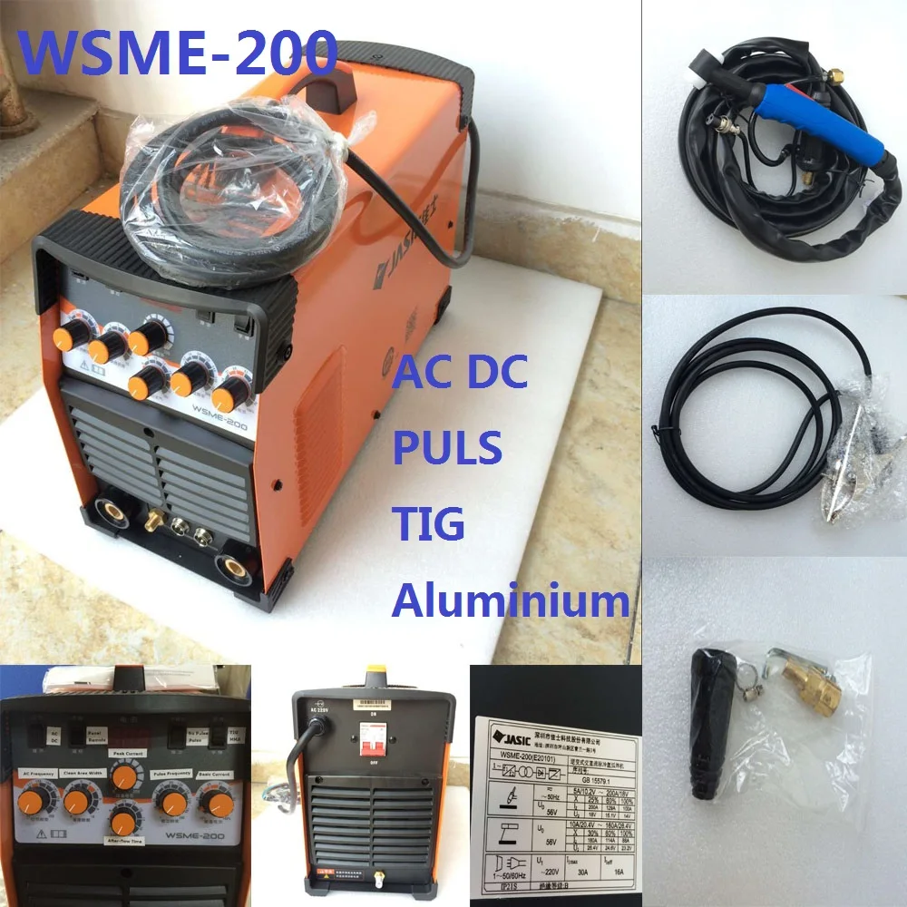 WSME-200 AC DC Pulse TIG Welder Welding Machine Aluminium MMA 220V TIG-200 TIG-200P welding machine parts WSME-200 AC DC Pulse TIG Welder Welding Machine Aluminium MMA 220V TIG-200 TIG-200P welding machine parts