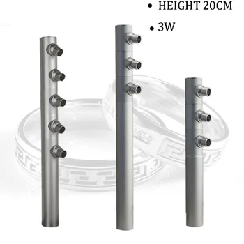 Najtaniej 110 V/220 V 3 W Reflektor Led Dla Gablota Do Prezentacji Biżuterii Szafki Licznik Kierunek światła Regulowany