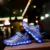 Мода Дети Led Shoes Kid Cut Дышащий Светодиодное Освещение деятельности Тапки смешивать Цвета Обуви для Девочек и Мальчиков Летом Кроссовки для чил