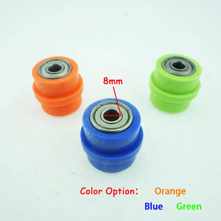 8mm Chain Pulley Roller Chain Tensioner Pulley Wheel Guide For