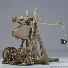 The Age of empires model kits mangonel Trebuchet(Front rotary wheel) Model Include English instruction